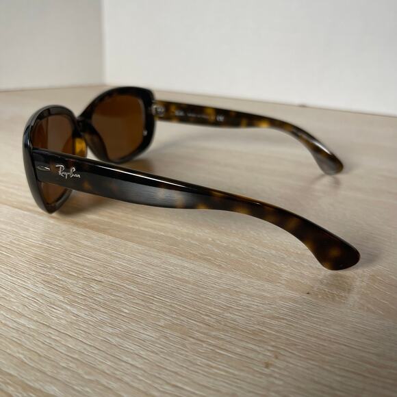 Ray-Ban JACKIE OHH RB4101 710 Cat Eye Tortoise Italy FRAMES ONLY 58-17-135 - Picture 7 of 8